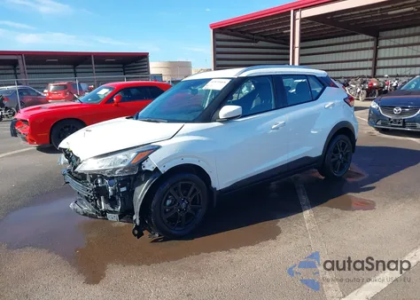 2022 Nissan Kicks Sv Xtronic Cvt из США, поврежденный, VIN 3N1CP5CV6NL509584